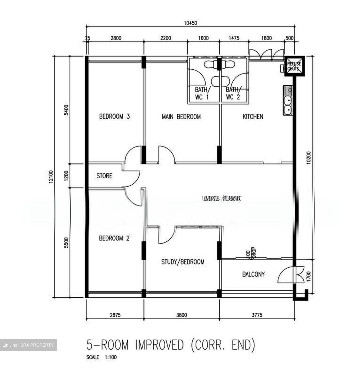 Blk 832 Yishun Street 81 (Yishun), HDB 5 Rooms #587071081